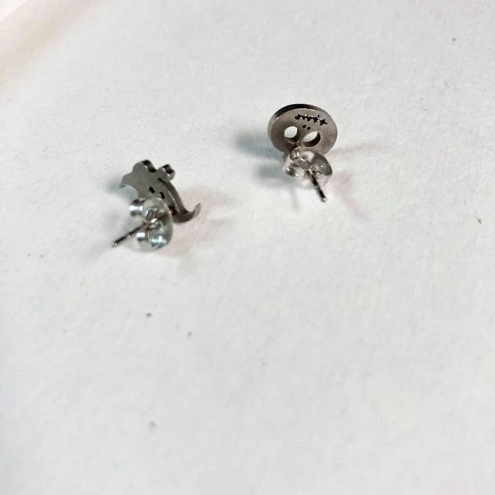 MISMATCHED Jack-O-Lantern and Ghost Earrings